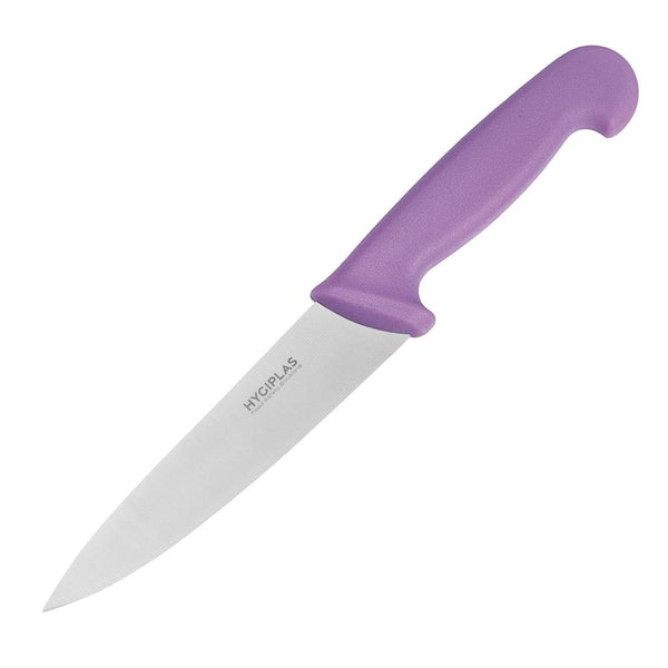 Hygiplas Cooks Knife Purple - 155mm 6 1/4" FX116 - Whisk Hospitality - FX116