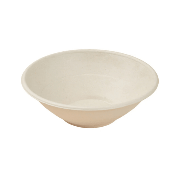 PakMax 32oz Deep Sugarcane Bowl DB-196-32W - Whisk Hospitality - DB-196-32W
