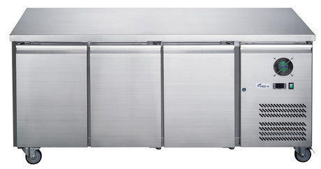 FED - X S/S Three Door Bench Fridge - XUB6C18S3V - Whisk Hospitality - XUB6C18S3V