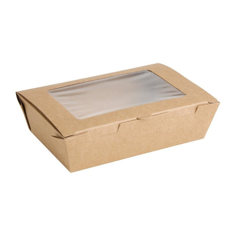 Fiesta Recyclable Salad Box with PET Window - 700ml (Pack 200) FN897 - Whisk Hospitality - FN897