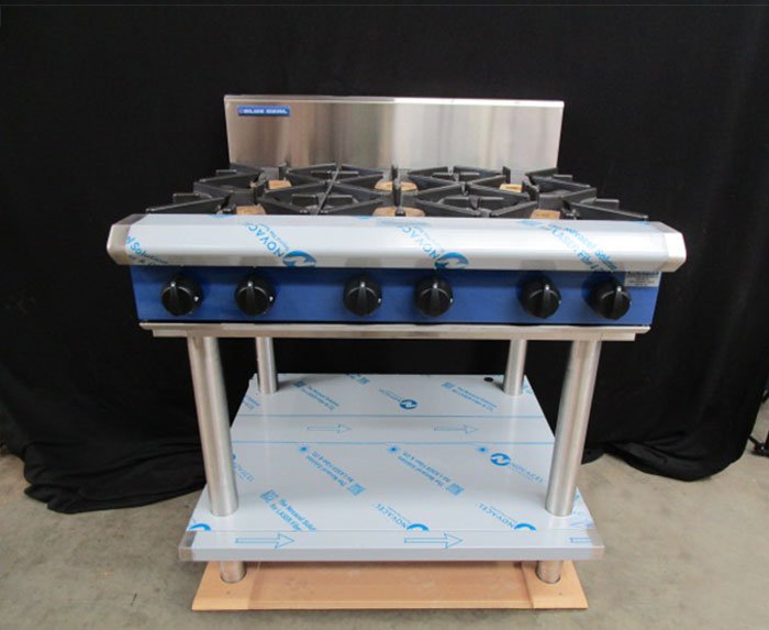 Blue Seal Evolution G516D - LS 6 Burner Gas Cooktop + Stand - Whisk Hospitality - 3PA-8767-2412977