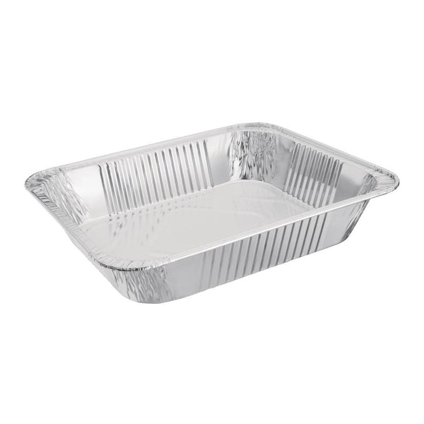 Fiesta Recyclable Foil Container - GN 1/2 3.5Ltr 320x260x67mm (Pack 5) CP513 - Whisk Hospitality - CP513