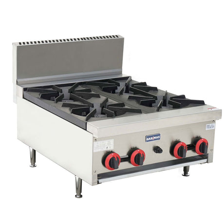 Gasmax Gas 4 Burner Cook Top - RB - 4ELPG - Whisk Hospitality - RB-4ELPG