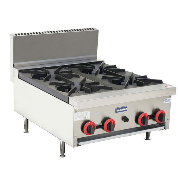 Gasmax Gas 4 Burner Cook Top - RB - 4ELPG - Whisk Hospitality - RB-4ELPG