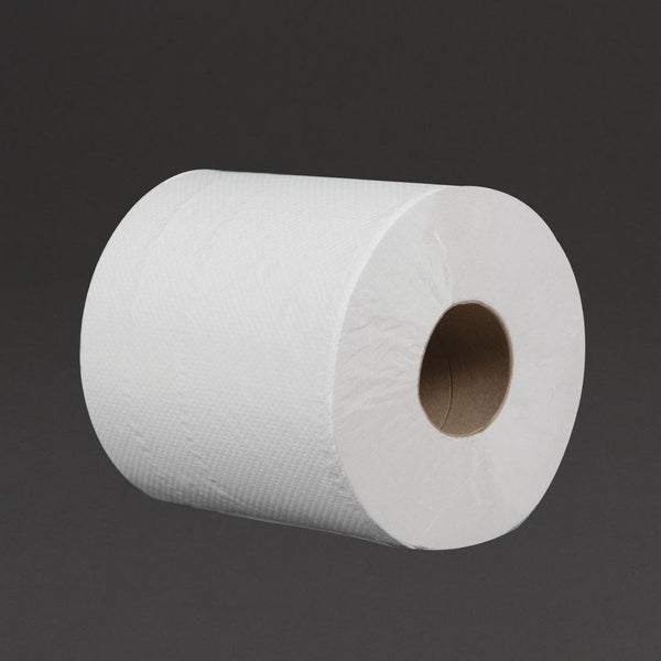 Jantex Centre Feed Roll White 2ply 480 sheets (Pack 6) DL920 - Whisk Hospitality - DL920
