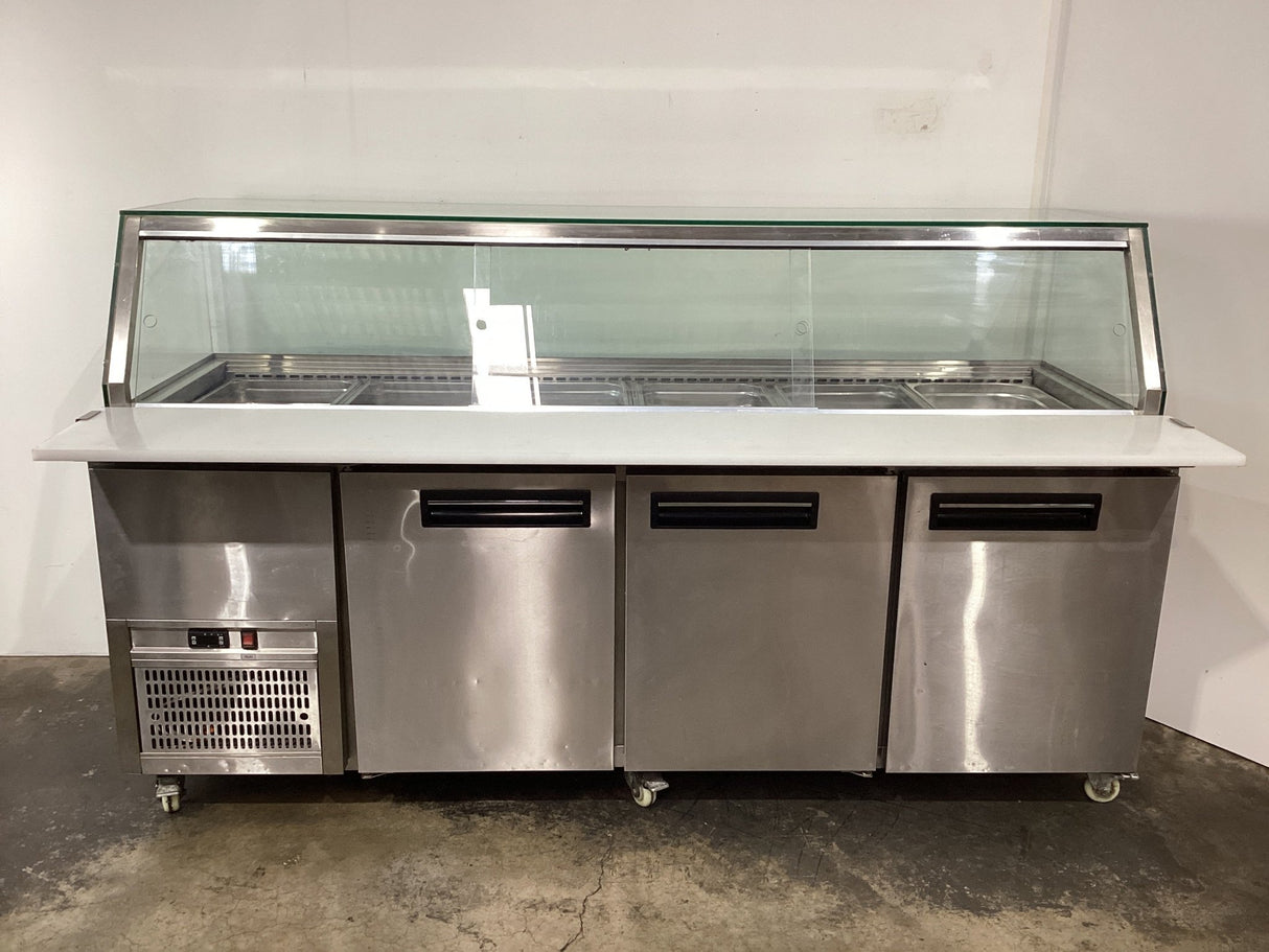 Thermaster PG210FA - YG 3 Door Salad Fridge - Whisk Hospitality - 816098