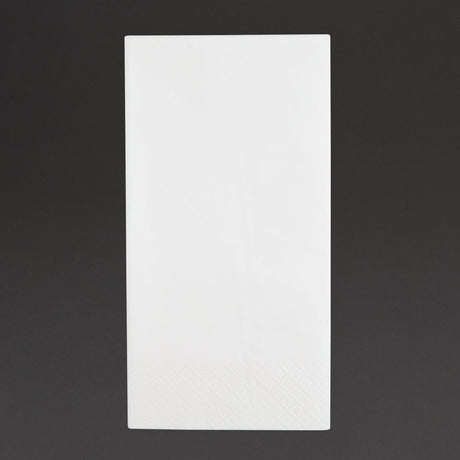 Fiesta Recyclable 40cm 3 ply 8 Fold White Dinner Napkin (Pack 1000) FE258 - Whisk Hospitality - FE258