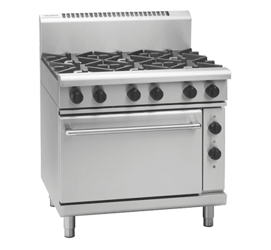 Waldorf 800 Series Rn8619Ge 900Mm Gas Range Electric Static Oven - Whisk Hospitality - RN8619GE