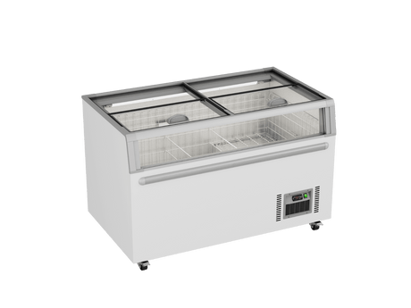 Thermaster Supermarket Island Freezer with Glass Sliding Lids - ZCD - L145G - Whisk Hospitality - ZCD-L145G