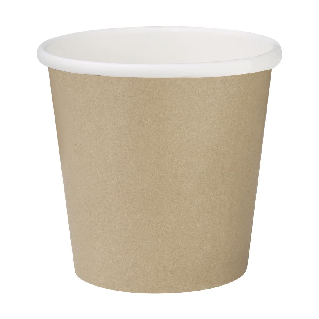 Fiesta Recyclable Hot Cup Single Wall Kraft -170ml (Pack 1000) HT464 - Whisk Hospitality - HT464