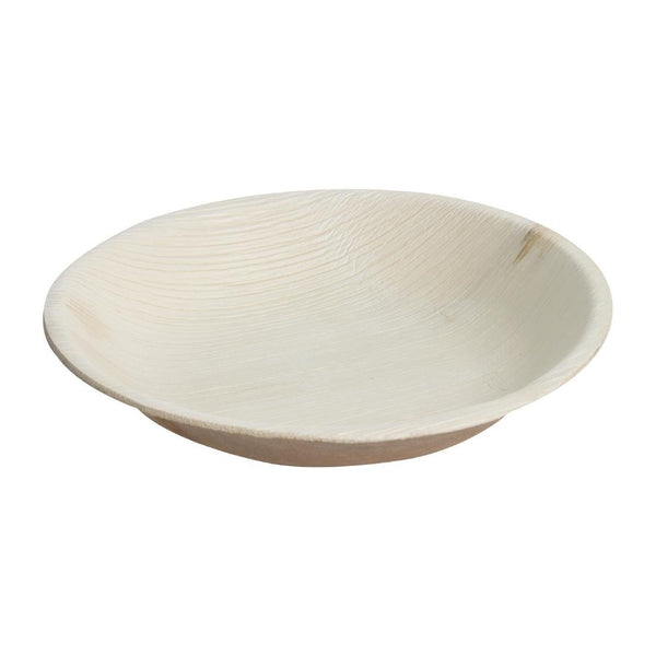 Fiesta Compostable Palm Leaf Deep Plates Round - 175mm (Pack 100) HT873 - Whisk Hospitality - HT873