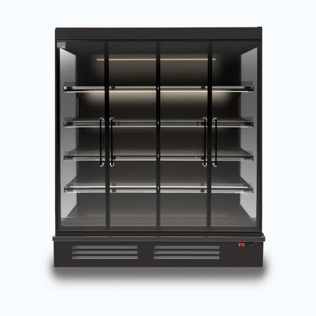 Bromic Full Height Multideck Fridge with Doors - 1875mm - Whisk Hospitality - FHM1875HD-NR