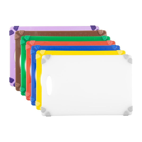Hygiplas Commercial Grip Set of 7 Chopping Board - 458x306x12mm HW001 - Whisk Hospitality - HW001