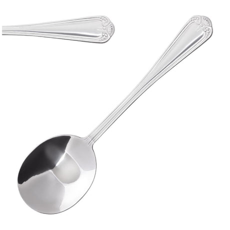 Olympia Jesmond Soup Spoon St/St (Box 12) C152 - Whisk Hospitality - C152