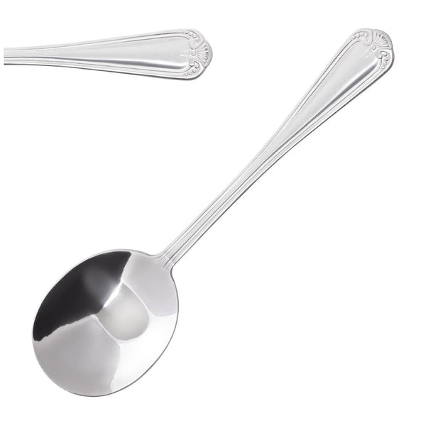 Olympia Jesmond Soup Spoon St/St (Box 12) C152 - Whisk Hospitality - C152