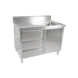 SC - 6 - 1200R - H Cabinet with Right Sink - Whisk Hospitality - SC-6-1200R-H