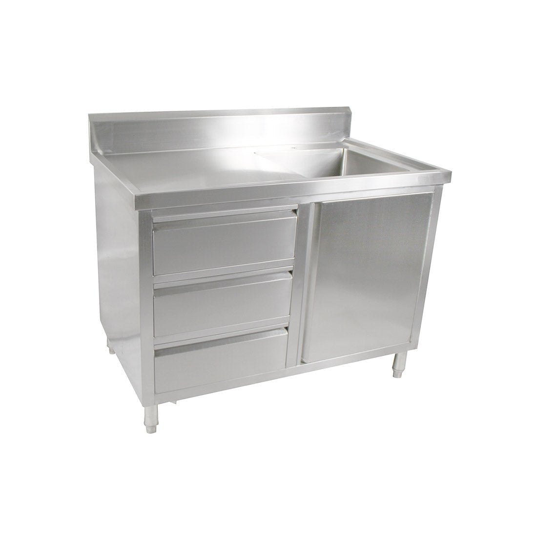 SC - 6 - 1200R - H Cabinet with Right Sink - Whisk Hospitality - SC-6-1200R-H
