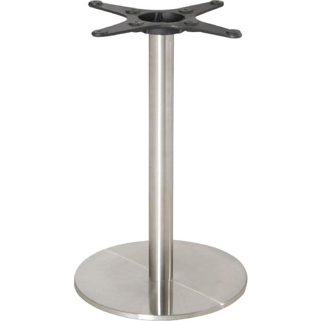 Bolero St/St Table Base Round ? 430x720mm U552 - Whisk Hospitality - U552