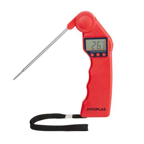 Hygiplas EasyTemp Thermometer Red - Raw Meat CF913 - Whisk Hospitality - CF913