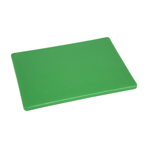 Hygiplas Low Density Chopping Board Green - 305x229x12mm GH793 - Whisk Hospitality - GH793