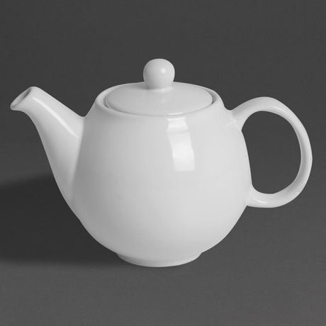 Olympia Caf‚© Teapot White - 450ml (Box 2) HX794 - Whisk Hospitality - HX794