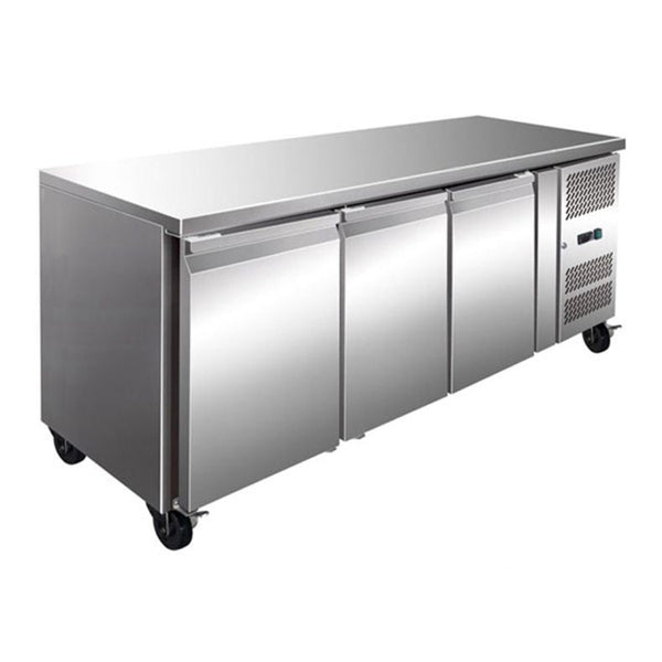 Thermaster GN3100BT TROPICALISED 3 Door Gastronorm Bench Freezer - Whisk Hospitality - GN3100BT