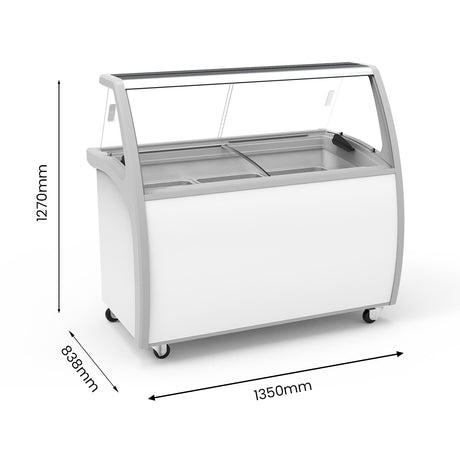 Thermaster 400L Gelato Display - SD-415P