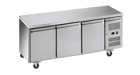 Exquisite Three Solid Doors Underbench Freezer 600mm deep - SSF400H - Whisk Hospitality - SSF400H