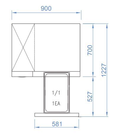 Skipio SUF9-2D-2  Undercounter 2 Drawer Freezer 179L