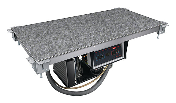 Hatco GRSBF Heated Shelf – Flush Mount, Satin Black Aluminium Finish