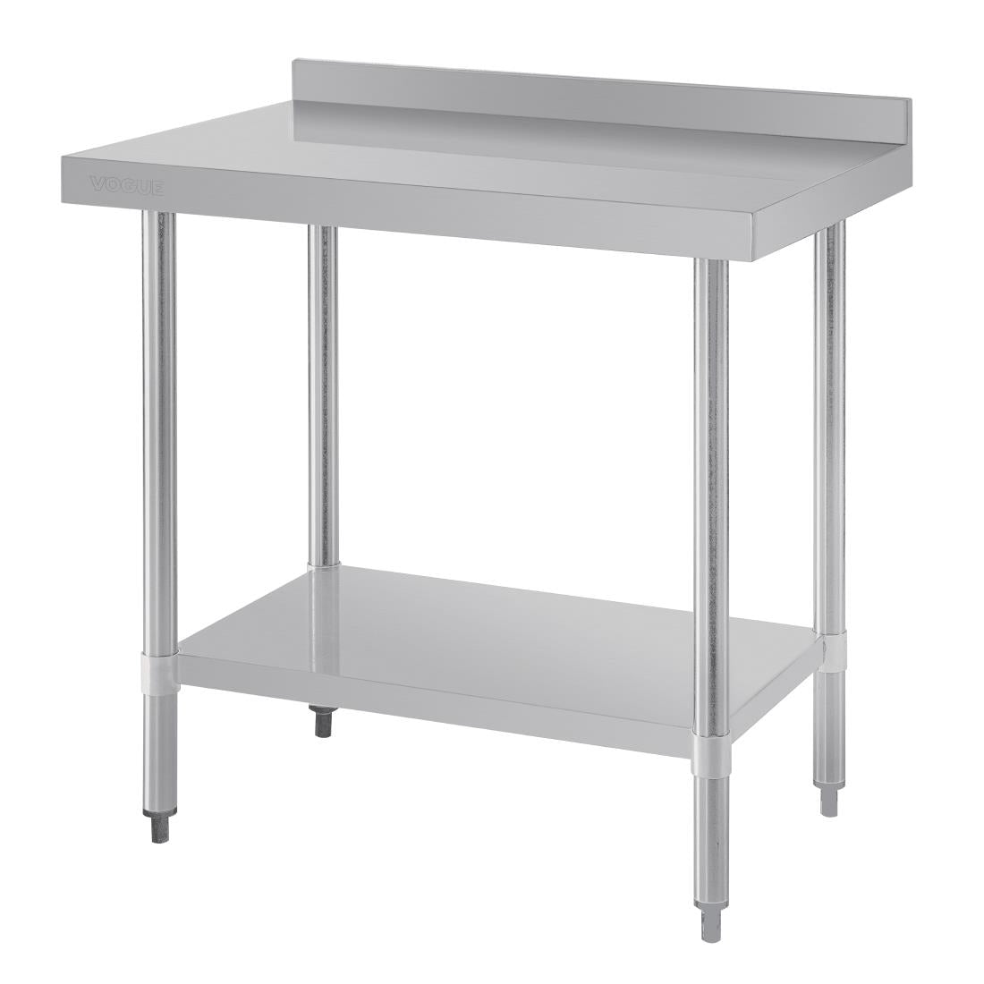 Vogue Wall Table St/St - 900x600mm 35 1/2x23 1/2" (60mm Upstand) T380