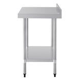 Vogue Wall Table St/St - 900x600mm 35 1/2x23 1/2" (60mm Upstand) T380