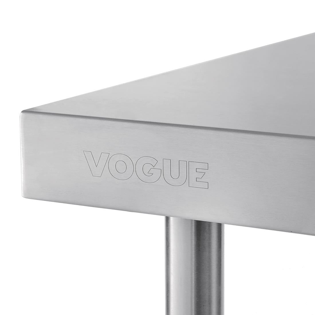 Vogue Wall Table St/St - 900x600mm 35 1/2x23 1/2" (60mm Upstand) T380