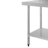 Vogue Wall Table St/St - 900x600mm 35 1/2x23 1/2" (60mm Upstand) T380