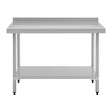 Vogue Wall Table St/St - 1200x600mm 47x23 1/2" (60mm Upstand) T381