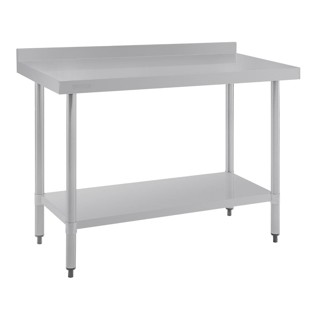 Vogue Wall Table St/St - 1200x600mm 47x23 1/2" (60mm Upstand) T381