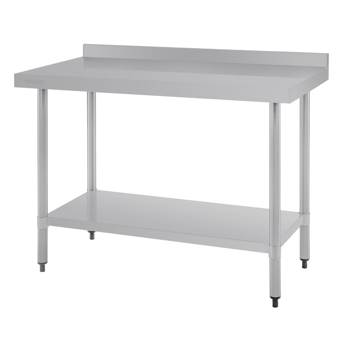 Vogue Wall Table St/St - 1200x600mm 47x23 1/2" (60mm Upstand) T381