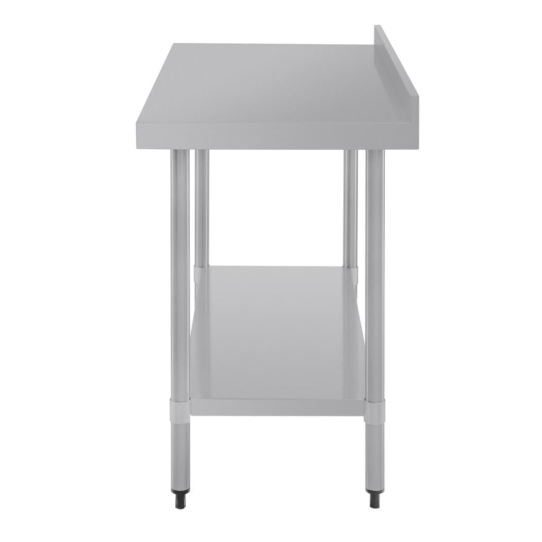 Vogue Wall Table St/St - 1200x600mm 47x23 1/2" (60mm Upstand) T381