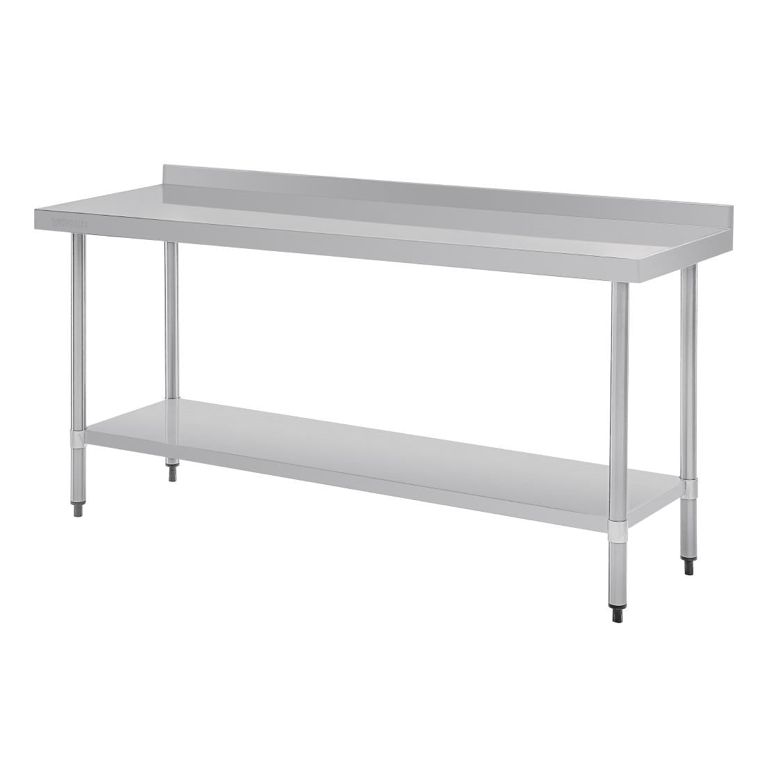 Vogue Wall Table St/St - 1800x600mm 70 3/4x23 1/2" (60mm Upstand) T383