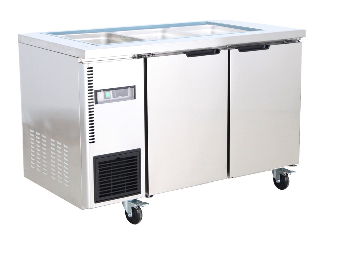 Thermaster 9x1/3 GN Pan Ventilated Refrigerated Saladette TL1200TN-9P - Whisk Hospitality - TL1200TN-9P