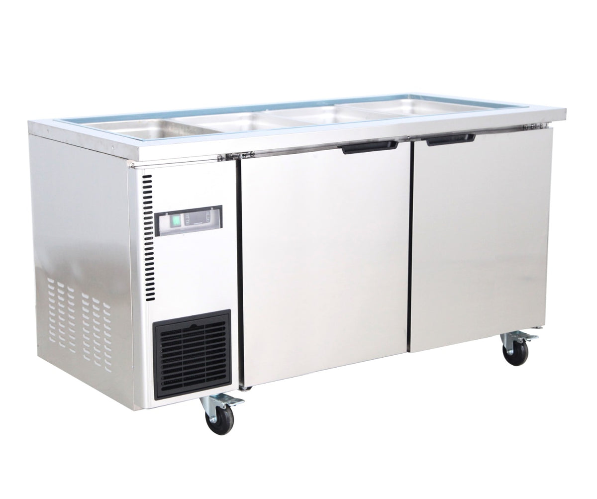 Thermaster 12x1/3 GN Pan Ventilated Refrigerated Saladette TL1500TN-12P - Whisk Hospitality - TL1500TN-12P