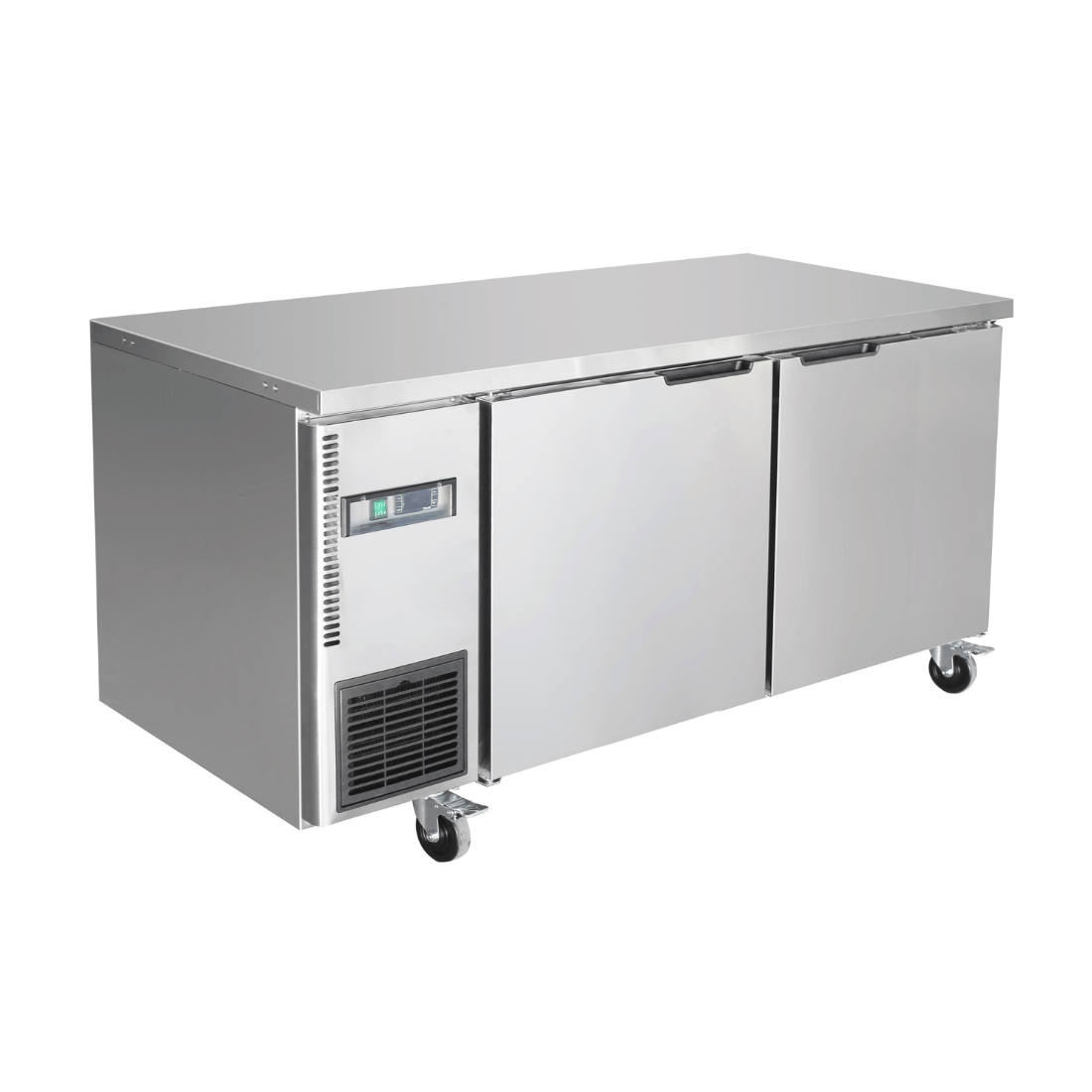 Stainless Steel Double Door Workbench Fridge - TL1500TN