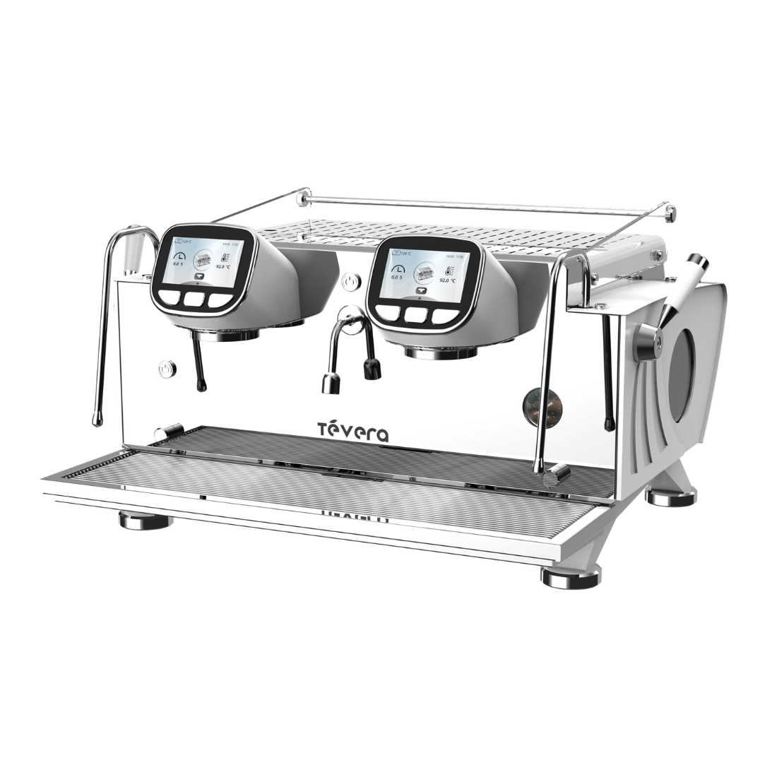 TéVera White T3 Multi-Boiler Commercial Espresso Machine (2 Group) TVET3-2W - Whisk Hospitality - TVET3-2W