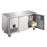 Polar U Series 2 Door Counter Freezer - 196Ltr