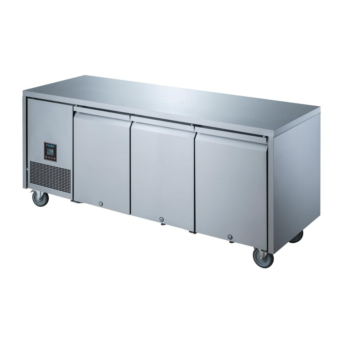 Polar U Series 3 Door Counter Refrigerator - 307Ltr UA007-A