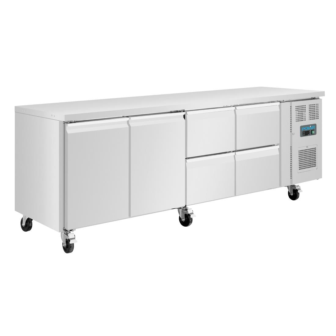 Polar U-Series Counter 4 Drawers & 2 Door UA021-A