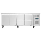 Polar U-Series Counter 4 Drawers & 2 Door UA021-A