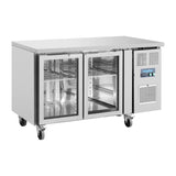 Polar U-Series 2 Door Counter with Glass Doors UA023-A