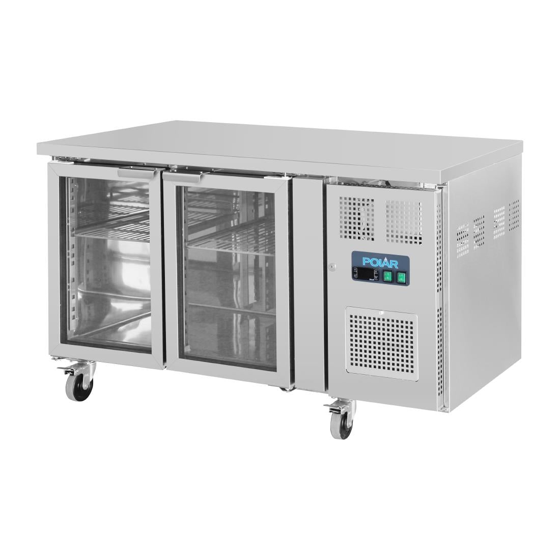 Polar U-Series 2 Door Counter with Glass Doors UA023-A