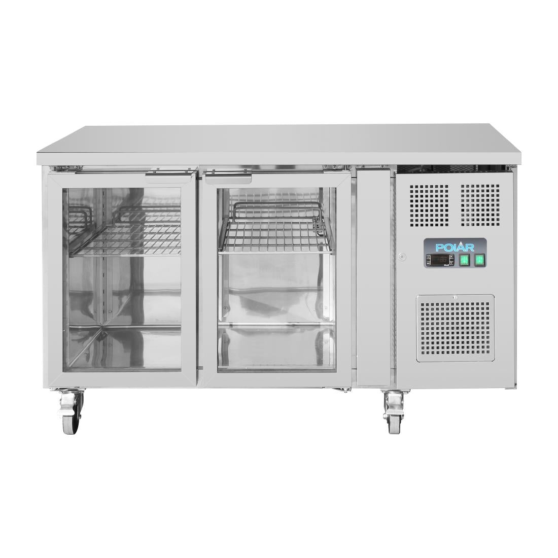 Polar U-Series 2 Door Counter with Glass Doors UA023-A